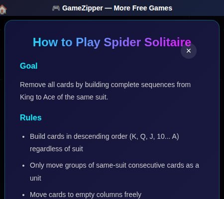 Spider Solitaire