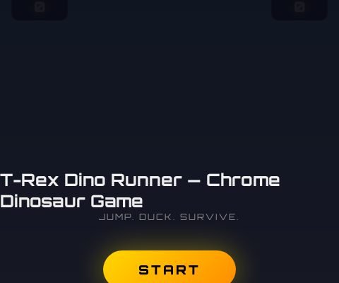 T-Rex Dino Runner